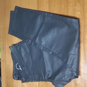 Banana Republic Legging Coated Black Denim